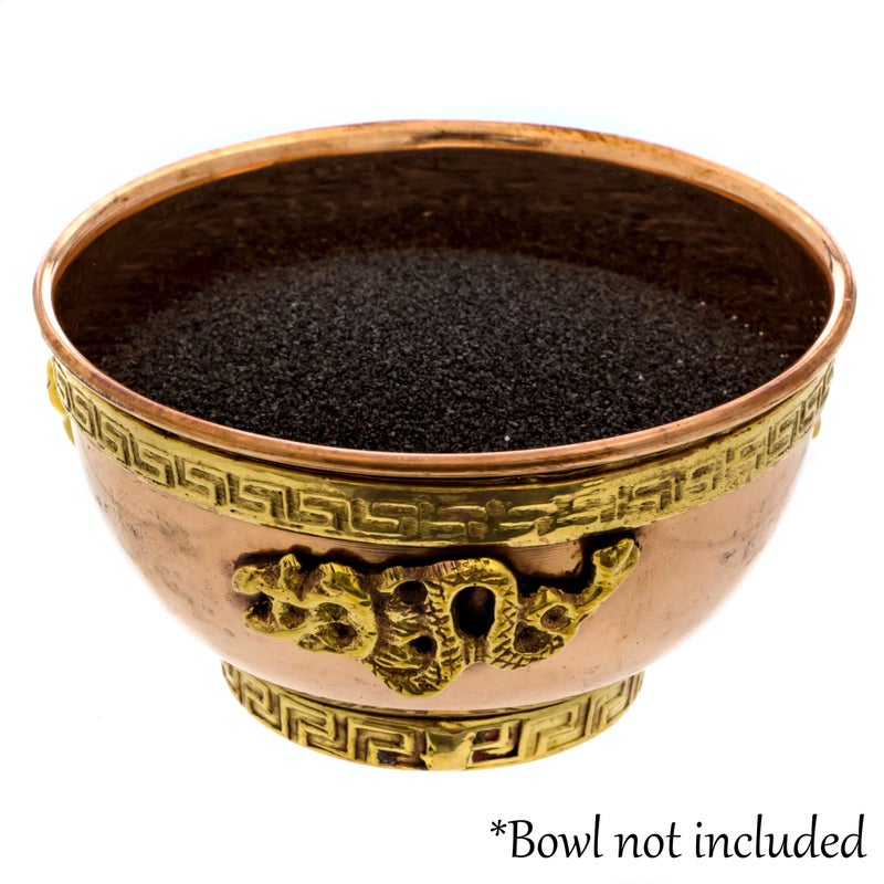 Alternative Imagination Black Sand - Fine Colored Sand for Ritual Use, Zen Gardens, Incense Burners, Smudging Bowls, Unity Ceremonies, Mandalas, Spiritual Practices, Arts & Crafts by Alternative Imagination (1 Pound) - Image 5